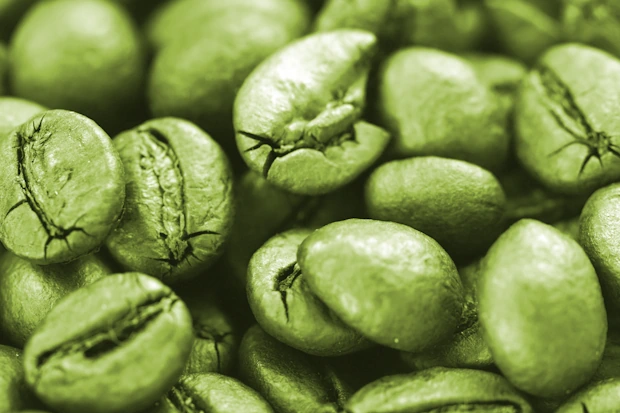 Green coffee beans 