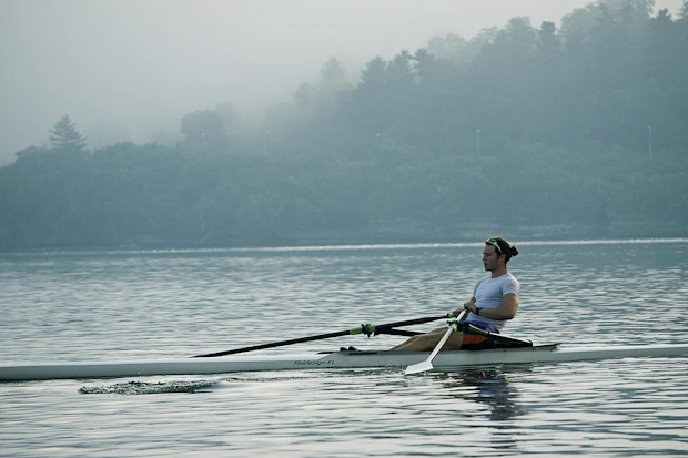 Rowing cardio exercise